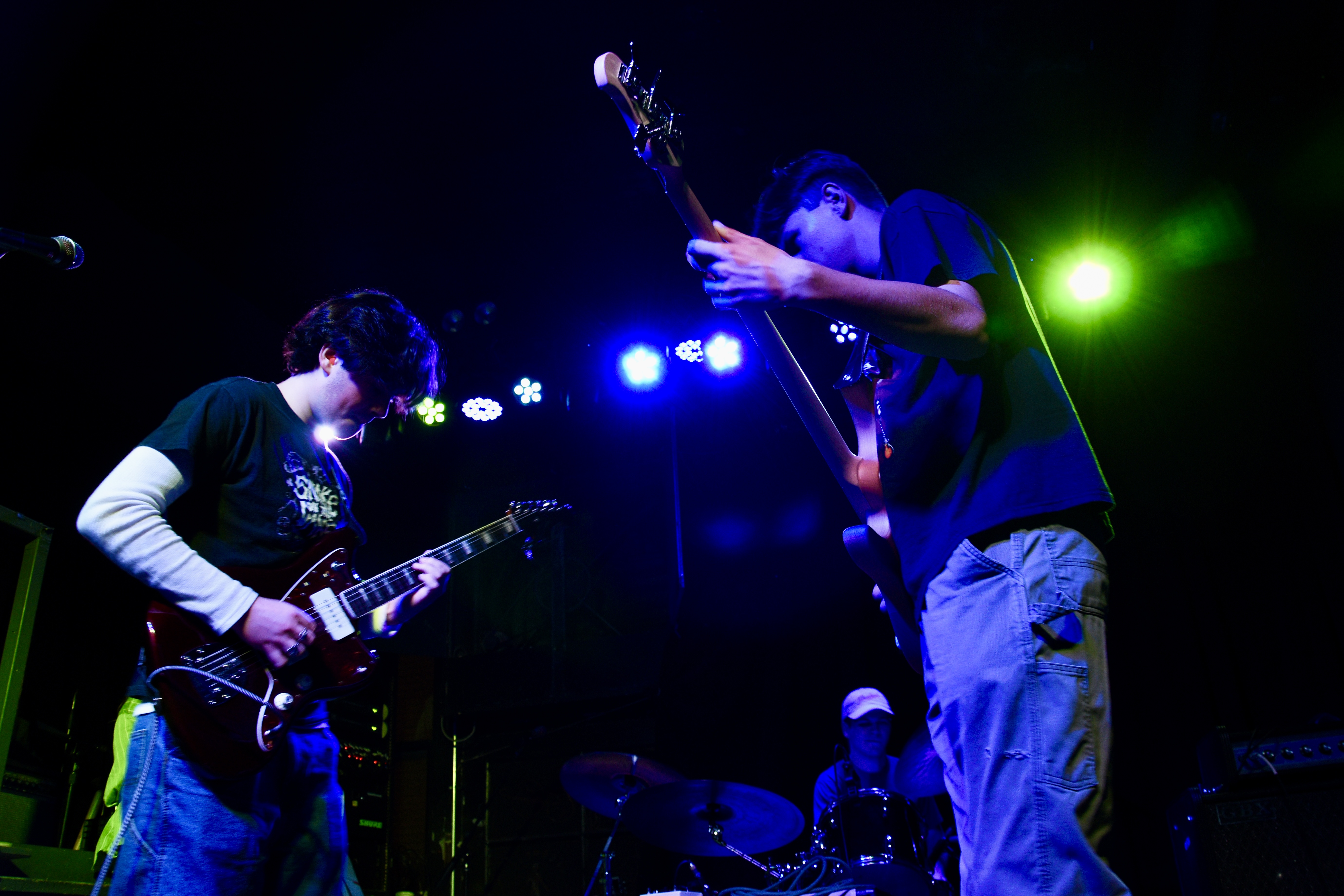 A band playing a song